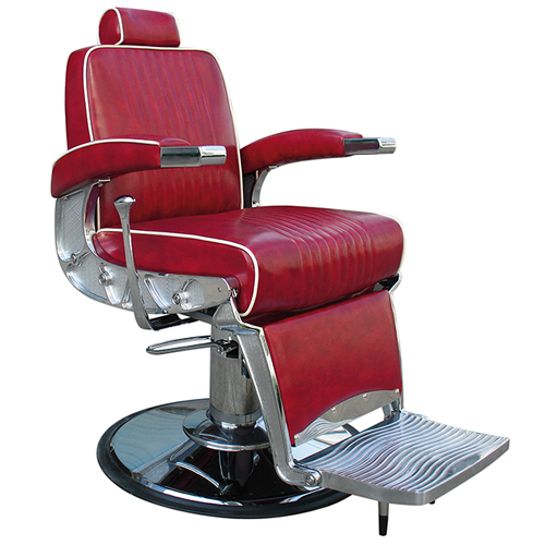 Cadeira Barbeiro Standard Vermelho, Mobiliário